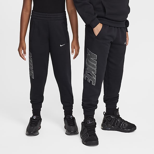 Boys Black Joggers Sweatpants. Nike